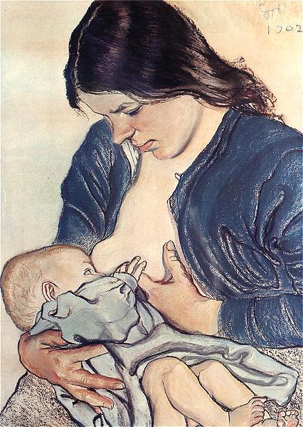 Stanislaw Wyspianski Motherhood, oil painting picture